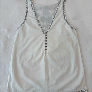 Free People embroidered dress with beadwork